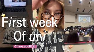 My first week at Manchester uni (masters addition) chaotic 