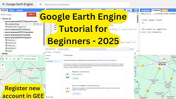 Google Earth Engine Tutorial voor beginners 2025 || registreer een nieuw account bij GEE: