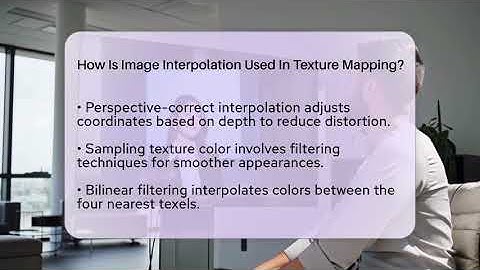 How Is Image Interpolation Used In Texture Mapping? - Graphic Design Nerd