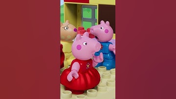 Muddy Puddle Mystery #shorts #peppapig #LEGODUPLO
