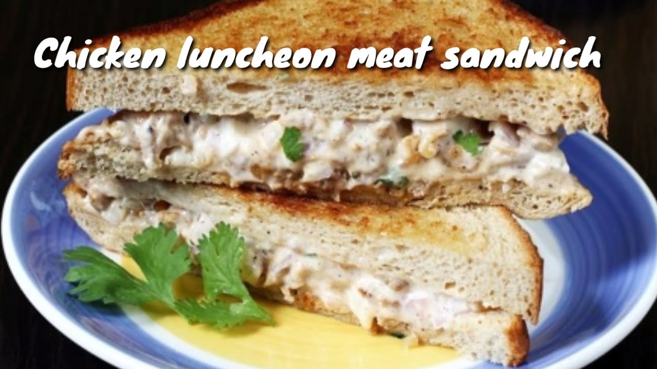 Chicken luncheon meat sandwich | snack | easy and fast - YouTube