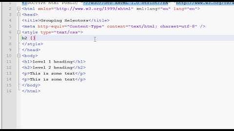 CSS Grouping Selectors Tutorial