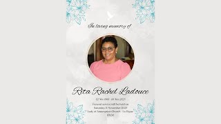 In Loving Memory Of Rita Rachel Ladouce