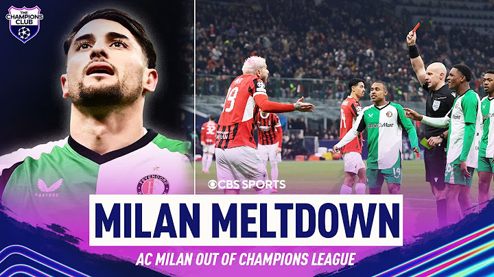 Theo FLOP + RED CARD cost Milan in Champions League | Feyenoord CELEBRATE at San Siro | CBS Sports