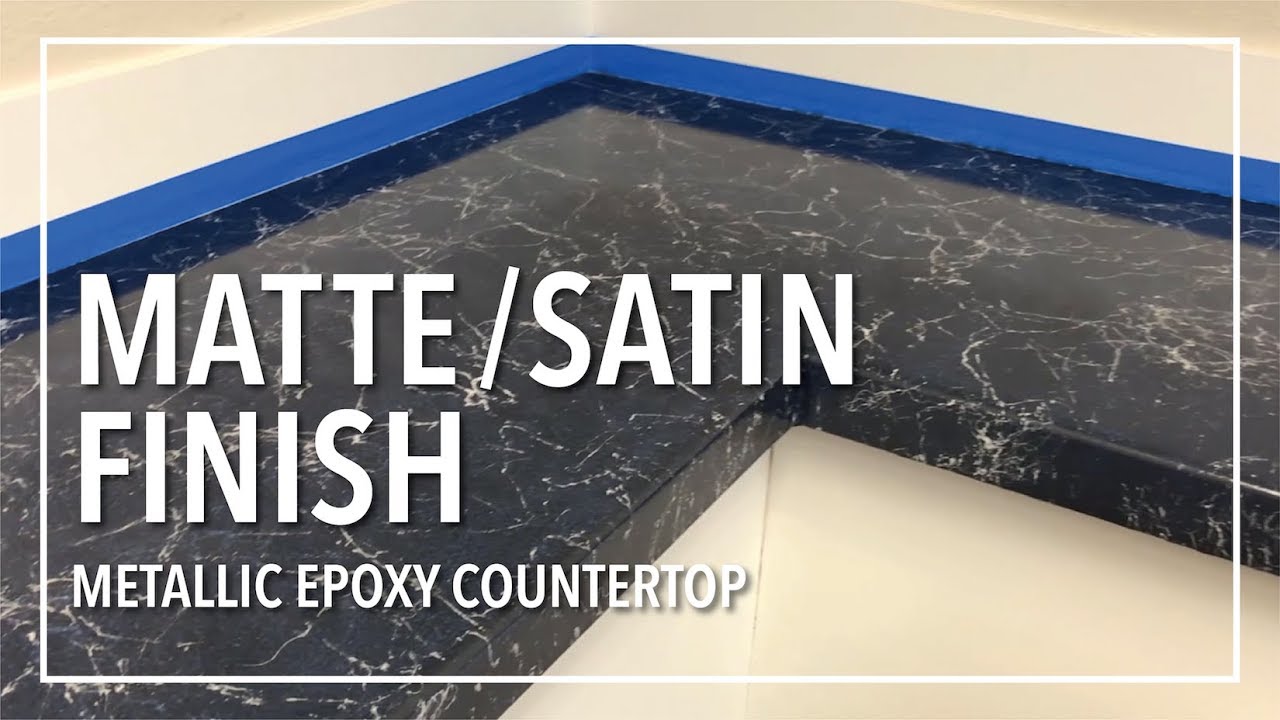 Matte Satin Finish Top Coat Option Youtube