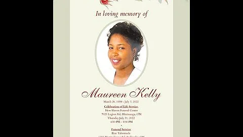 A Celebration of The Life of Sis. Maureen Kelly - ...