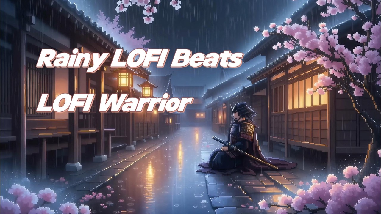 Lonely Samurai enjoys rainy LOFI beats... a friend is always welcome.