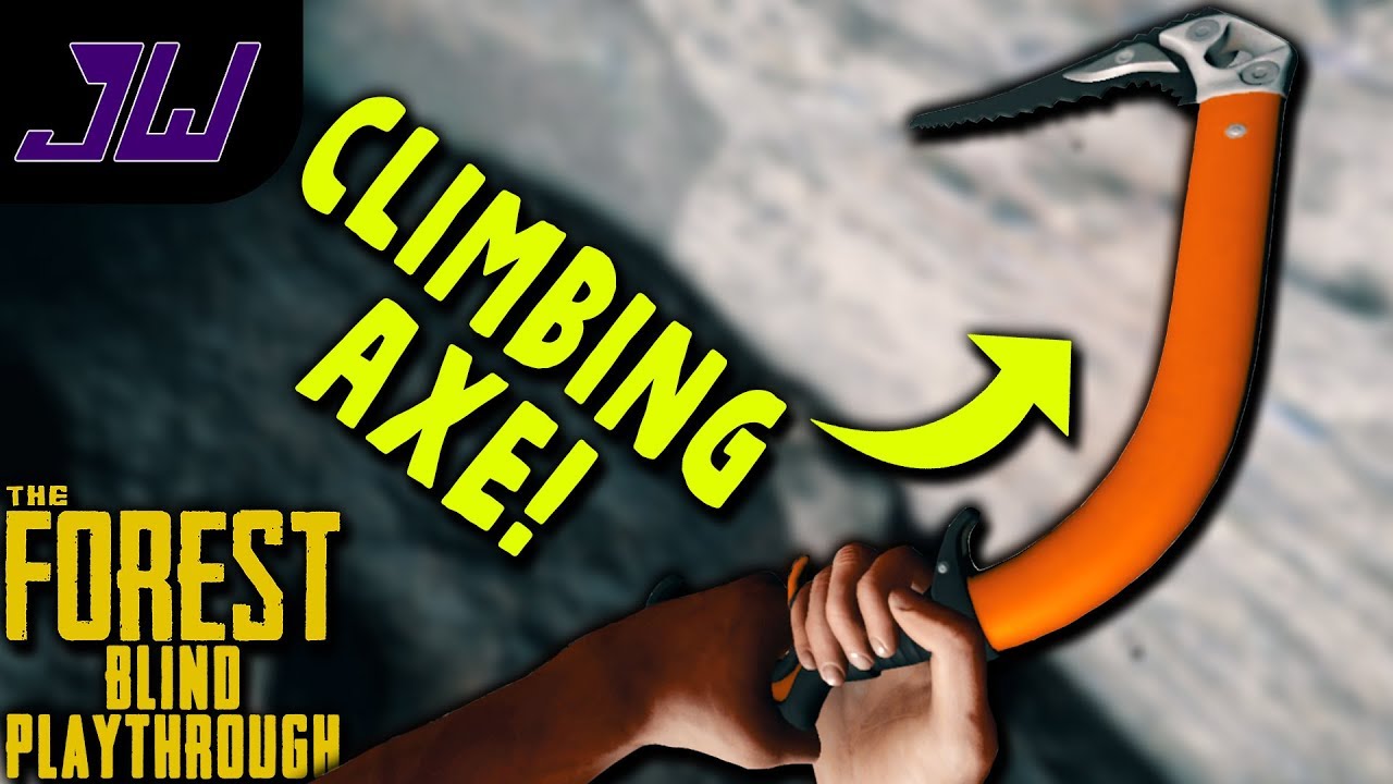I FOUND THE CLIMBING AXE! The Forest BLIND PLAYTHROUGH FULL RELEASE