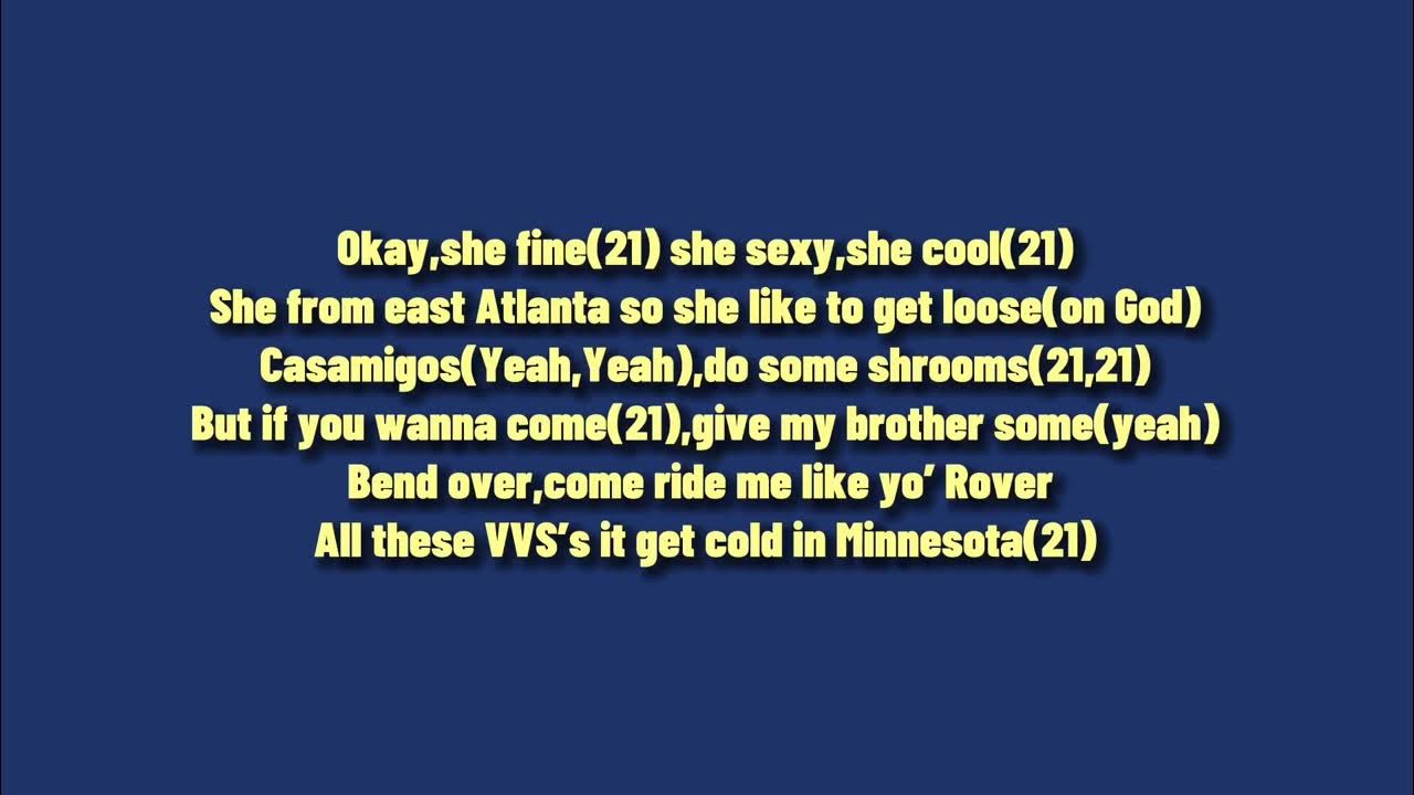 Young Nudy Peaches and EggPlants ft 21 Savage (Lyrics) Lyrics YouTube