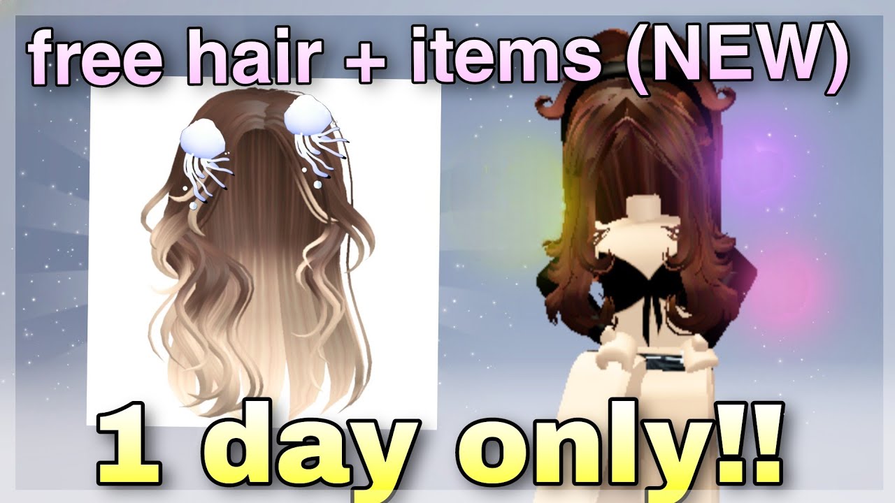 NEW FREE ITEM 2023! 1 DAY ONLY! Cute free hair! 