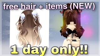 Get FREE HAIR, ITEMS ON ROBLOX (2023) 