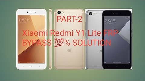 Xiaomi Redmi Y1 Lite (MDI6) FRP Unlock or Google Account Bypass ||💯%✓