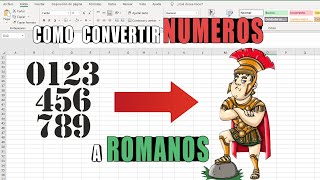 COMO CONVERTIR NUMEROS A ROMANOS FACIL Y RAPIDO EN EXCEL screenshot 5
