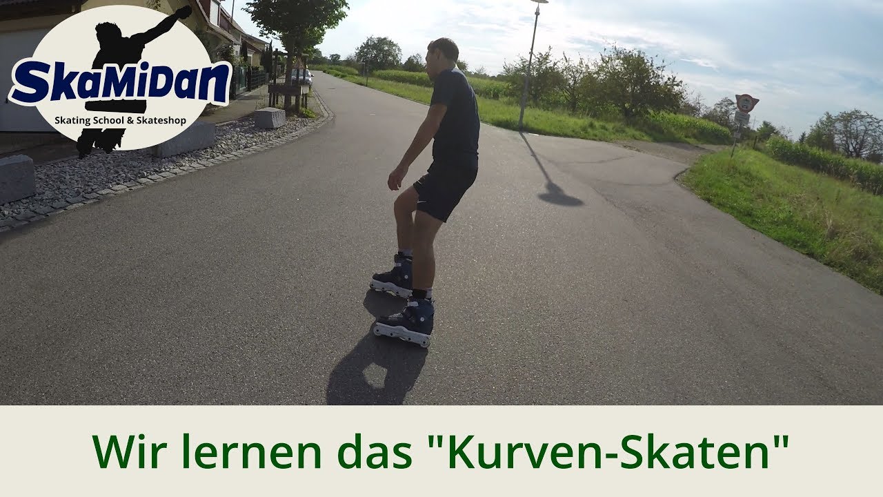 Kurven fahren lernen // How To Turn 2 Ways InlineSkating Basics Part 03 (Deutsch