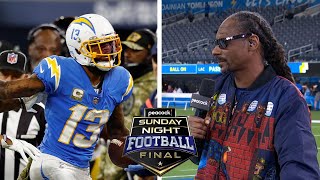 Celebrity Keenan Allen walks Snoop Dogg through the Chargers' dramatic comeback win | NBC Sports Profile