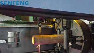 Máquina de Corte a Laser para Tubos | Ø200mm × 16mm Corte em Chanfro