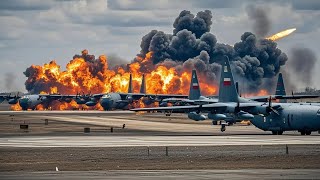 Today, October 20th! HUGE Explosion at Russian Military Airport, See What Really Happened!