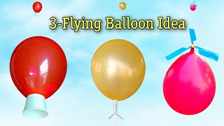 3 лучшие идеи летающих воздушных шаров, вертолет с тремя воздушными шарами, потрясающие идеи самолетов с летающими воздушными шарами,