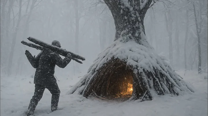 Extreme Winter Survival in the Rain and Snow: 2 Day’s Alone at -14°C with No Gear 