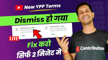 Youtube New Terms Notification Dismiss / Not Accepted Fix 200% ! Monetization On सिर्फ 2 मिनेट में😀