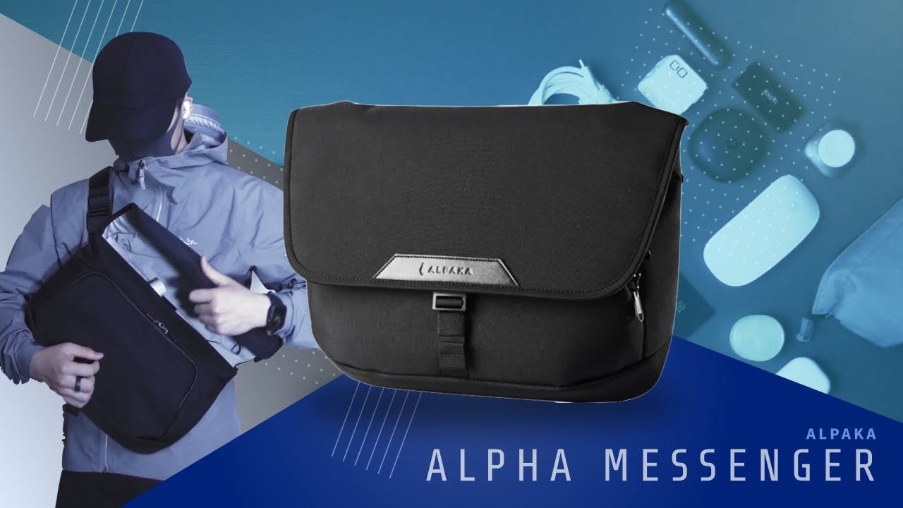 ALPAKA ALPHA MESSENGER / Clean and Multifunctional Messenger Bag - BPG_171  #fittingtest 