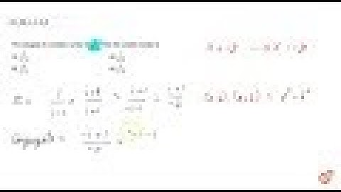 JEE MAINS 2018 The    conjugate of a complex number is `1/(i-1)` . Then the complex number is (1...