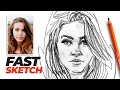 How I sketch a portrait - Fast sketching techniques & tips