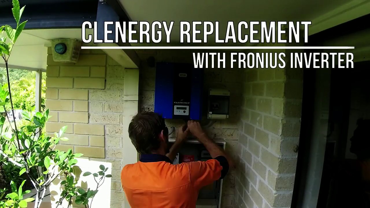 Faulty Clenergy solar inverter replaced with Fronius Galvo inverter ...