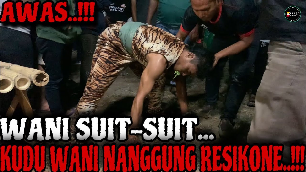 MACAN MACANAN At LAPANGAN VOLLY JAMBESARI - JARANAN MUNCUL BUDOYO BERAN LOR - BANYUWANGI