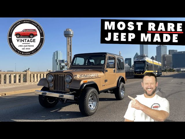 1982 Jeep CJ-7 Jamboree Edition 5-Speed (RARE + ONLY 160
