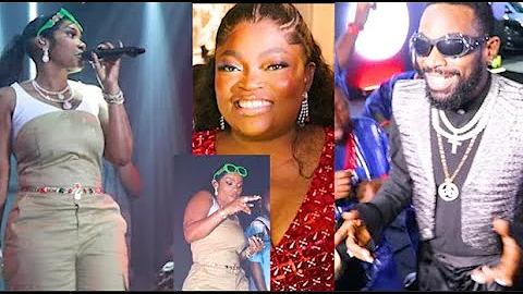 Funke Akindele' Gorgeous Dress Shines as Lagos Stands Still for Iyabo Ojo,D'Banj, Don Jazzy, Ini Edo