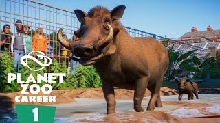 Starting a Career in Planet Zoo: GOODWIN HOUSE - Part 1 Gameplay Walkthrough