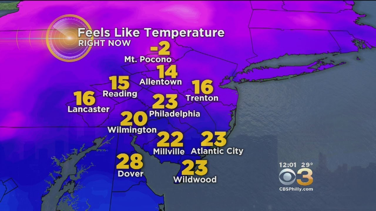 Tuesday Mid-Day Weather Update: Warmest Day In A Cold Stretch To Come