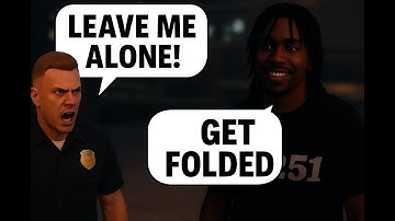 Corrupt officer gets folded in toxic fivem server