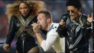 Super Bowl 50 Halftime Show - Bruno Mars \& Beyonce ONLY [HD] 2016