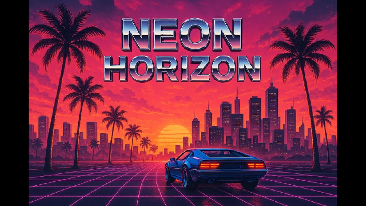 🎧 Neon Horizon: Feelgood Synthwave Journey 🚘✨
