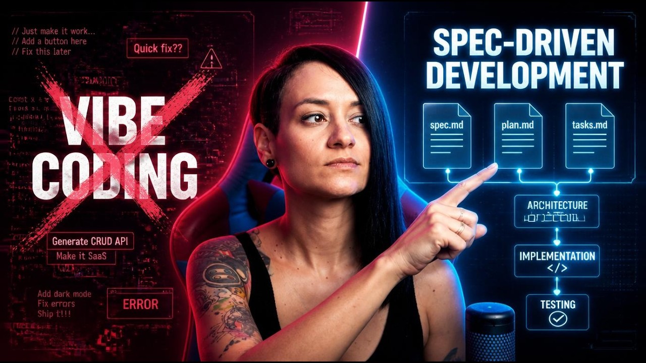 Spec-Driven Development: O Fim do Vibe Coding - YouTube