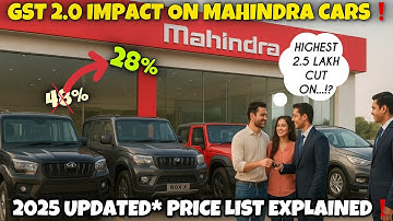 SCORPIO CLASSIC @12.76L⁉️GST 2.0 IMPACT ON MAHINDRA | 2025 LATEST PRICE | SHRISH KAUSHIK