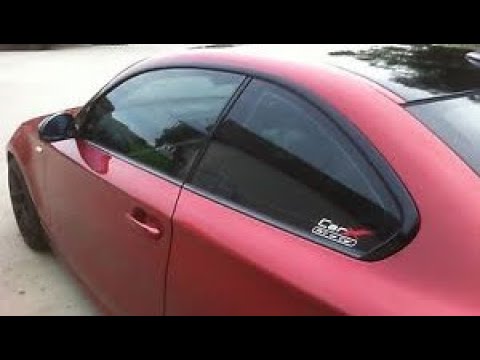 BMW window trim chrome delete - YouTube