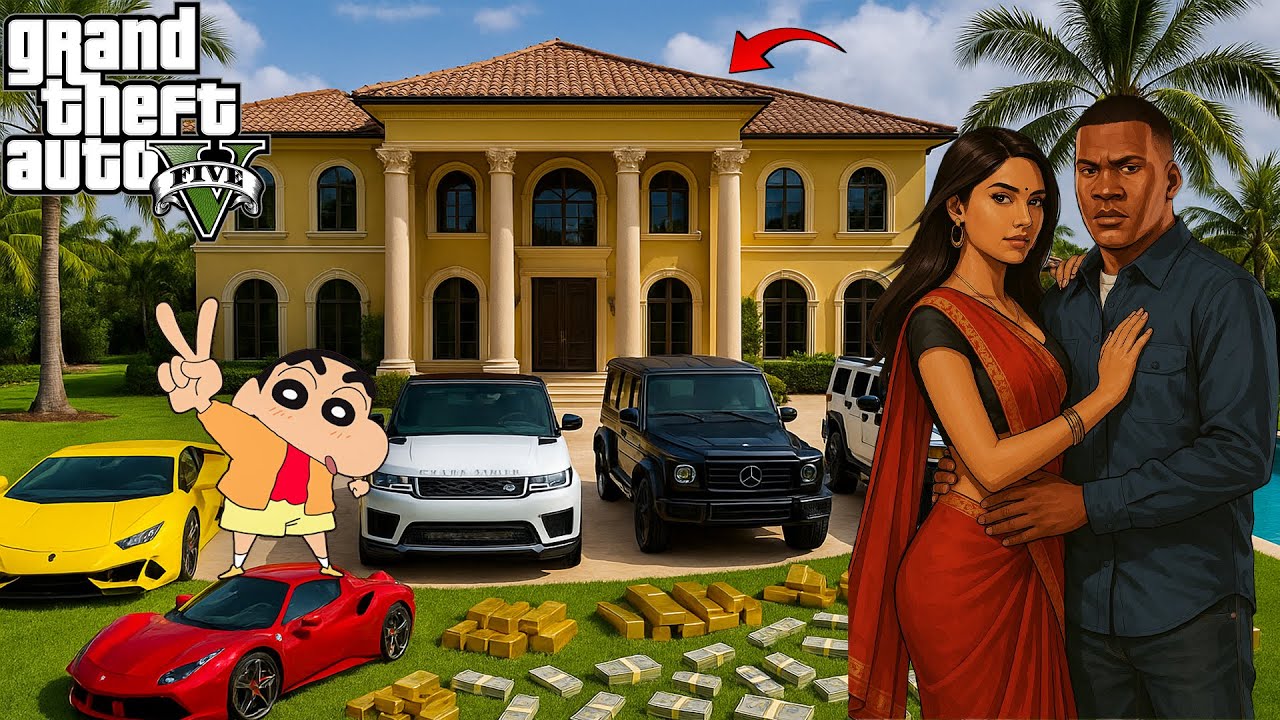 Shinchan Scammed Franklin & Became a Billionaire in GTA 5 | Franklin’s Revenge Story! Storm GTA