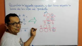 CRIPTOARITMETICA Multiplicación