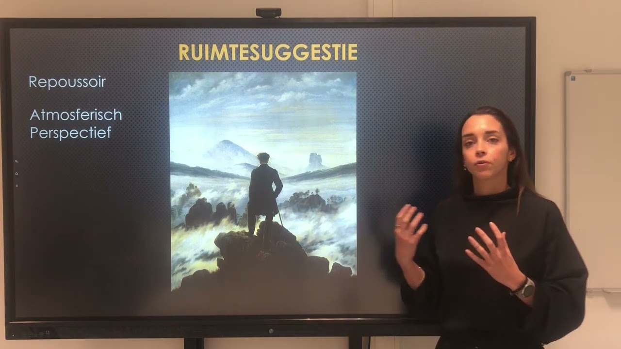 Kunstbeschouwing - Ruimte - Huygens Lyceum - Tekenen