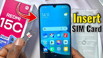 Redmi 15C: How to Insert SIM Card! 