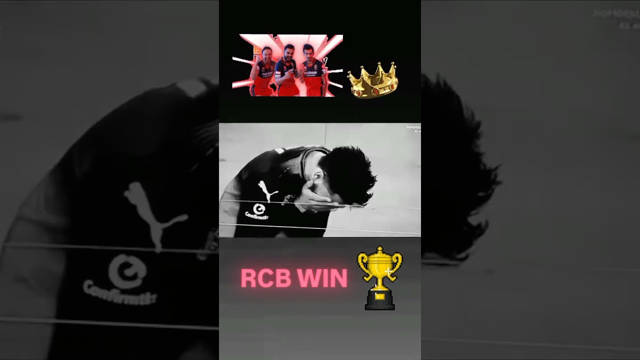 RCB WIN ❤🔥TROPHY 