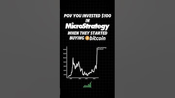POV you bought Microstrategy when they started buying Bitcoin