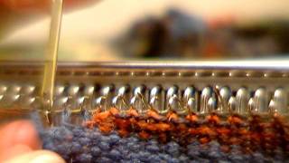 Diana Sullivan-inspired Flat Bed Sock on Empisal Mini- Short Row Pt 1.AVI