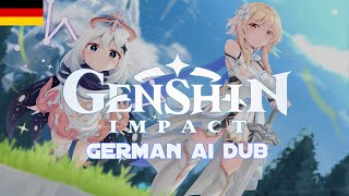 Genshin Impact (German AI DUB) - Auf den Weg nach Mondstadt #elevenlabs #genshinimpact