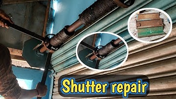 Old Rolling Shutter Repair And Fitting.How To Fitting A Shutter.Srana Collection.