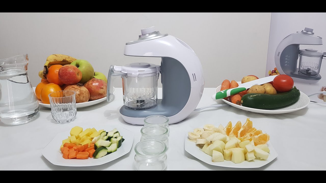 Kyg Mixeur Cuiseur Pour Bebe Vapeur Youtube