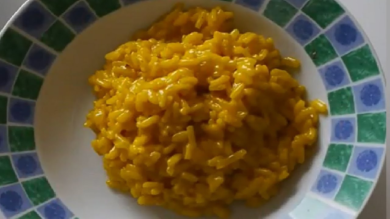 ricetta dietetica risotto alla milanese.. 336 kcal! YouTube